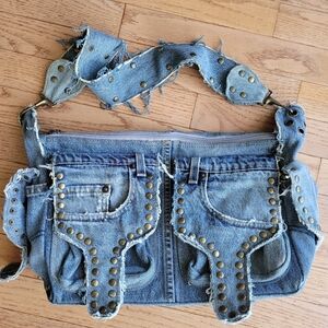 Jean Shoulder Bag The Bags Garden JB16 Rocky Jean Handbag Handmade